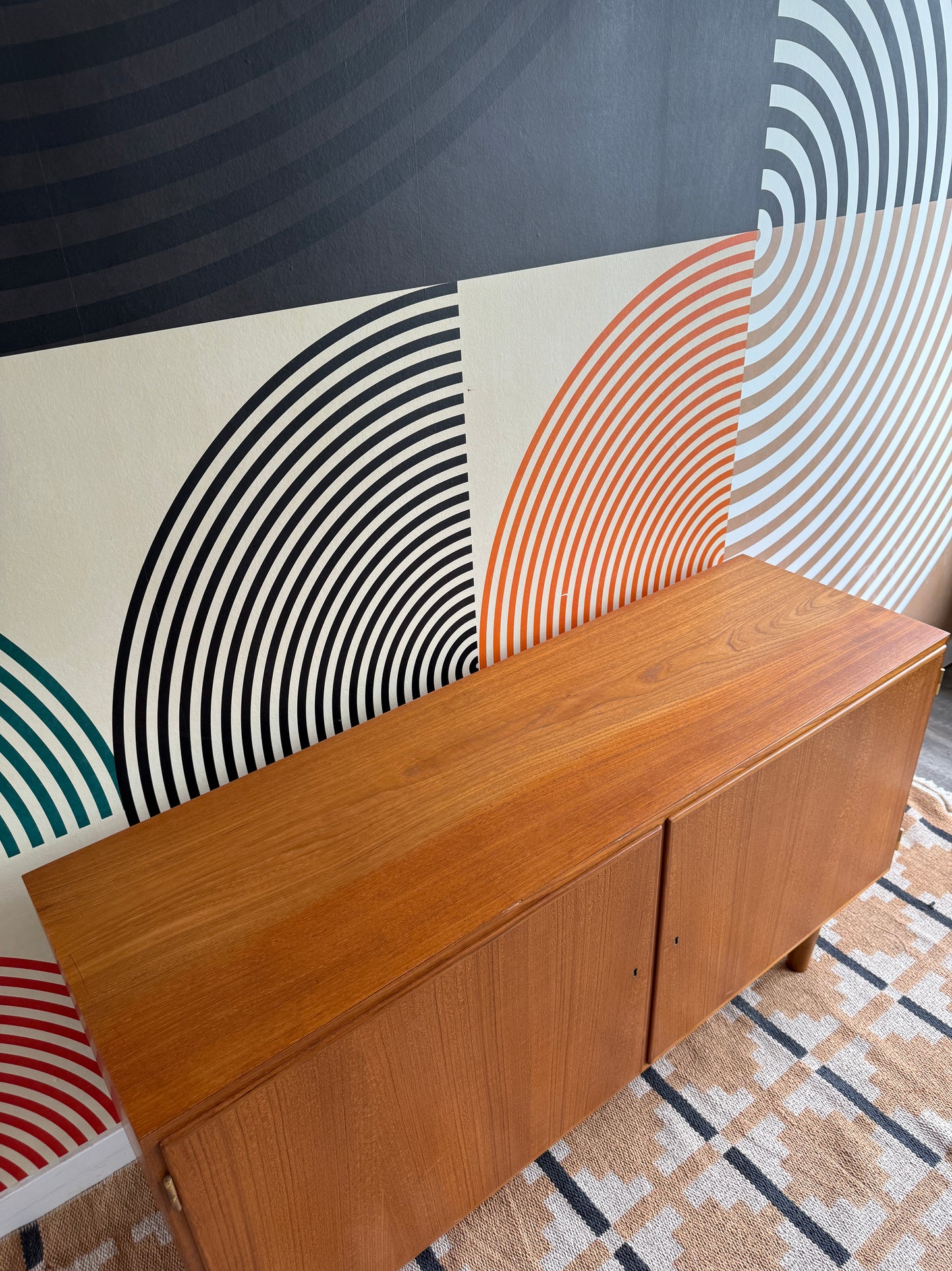 Vintage Danish Teak Sideboard by Hundevad