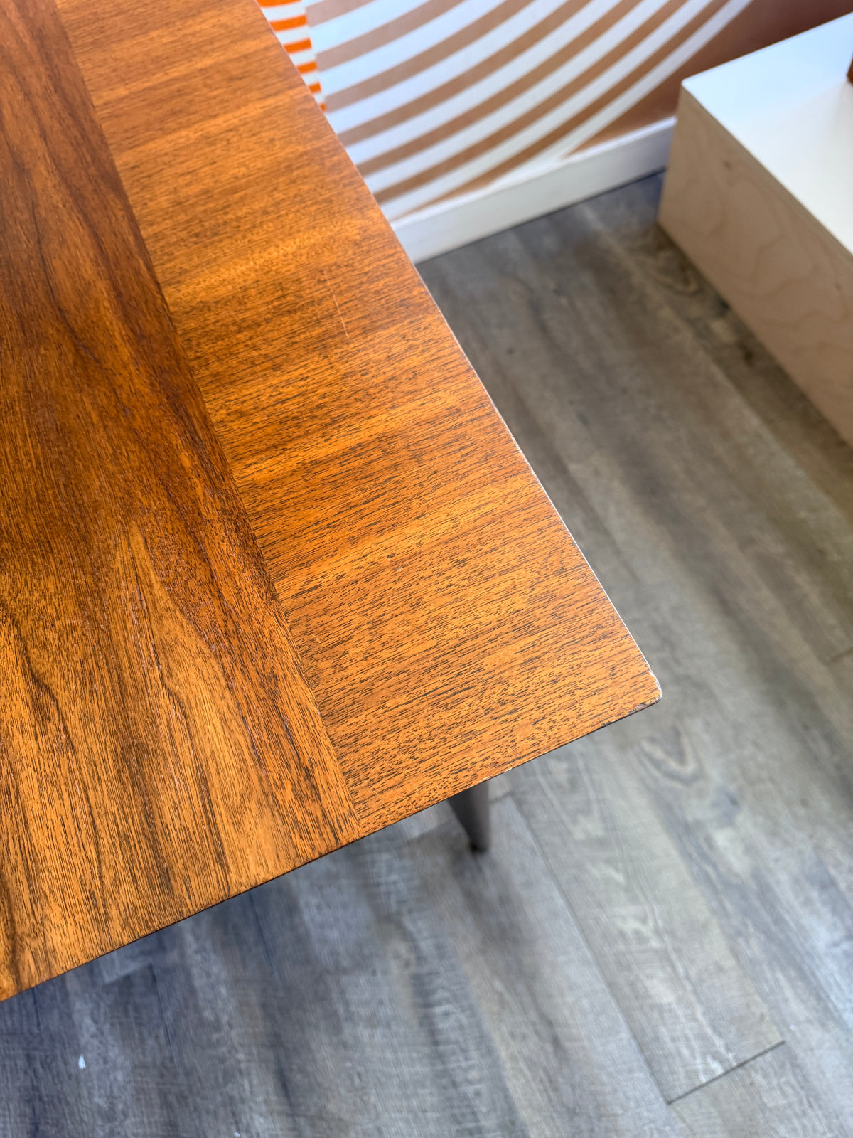 Vintage Mid-Century Walnut Extendable Dining Table