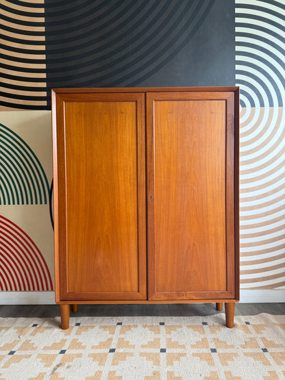 Danish Teak Cabinet on Tapered Legs