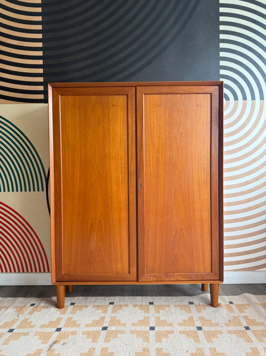 Danish Teak Cabinet on Tapered Legs