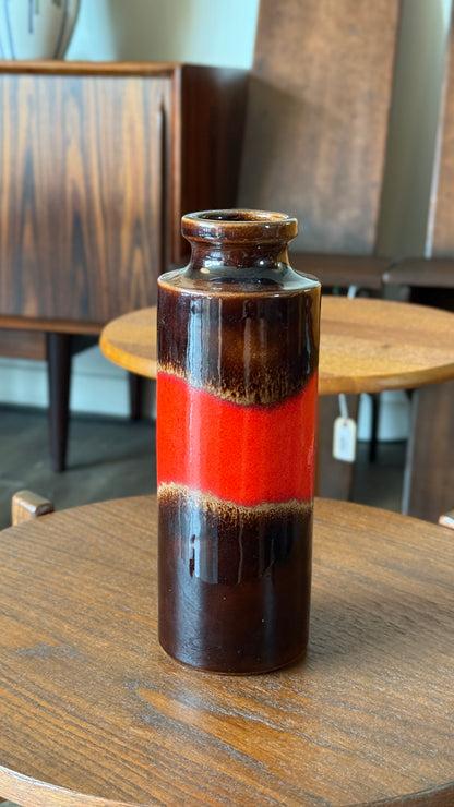 Fat Lava Model 203-26 Keramik Vase from Scheurich, West Germany, 1960s