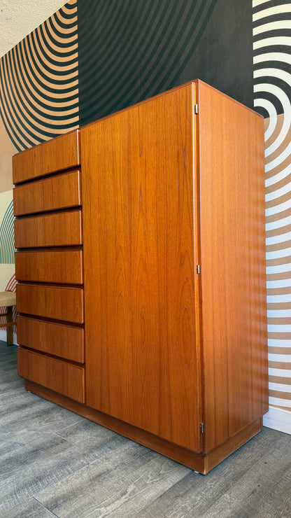 Danish Teak Wardrobe by Komfort