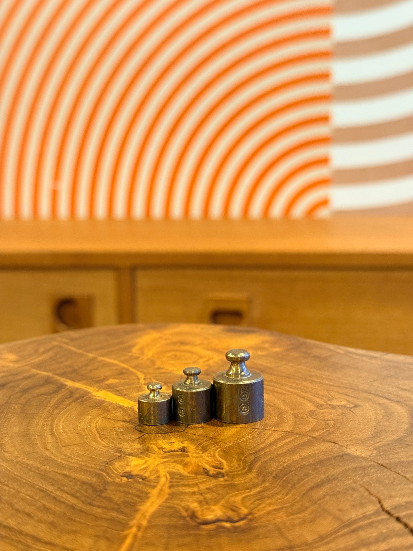 Vintage Miniature Brass Weights