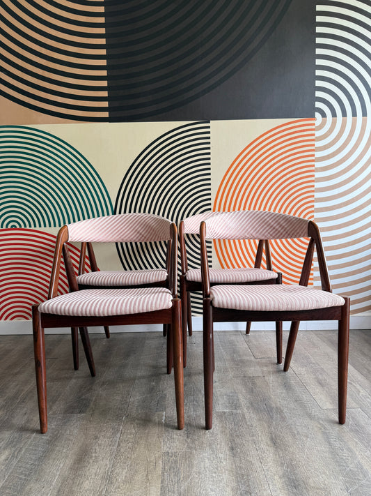 Kai Kristiansen Model 31 Rosewood Dining Chairs,1960s