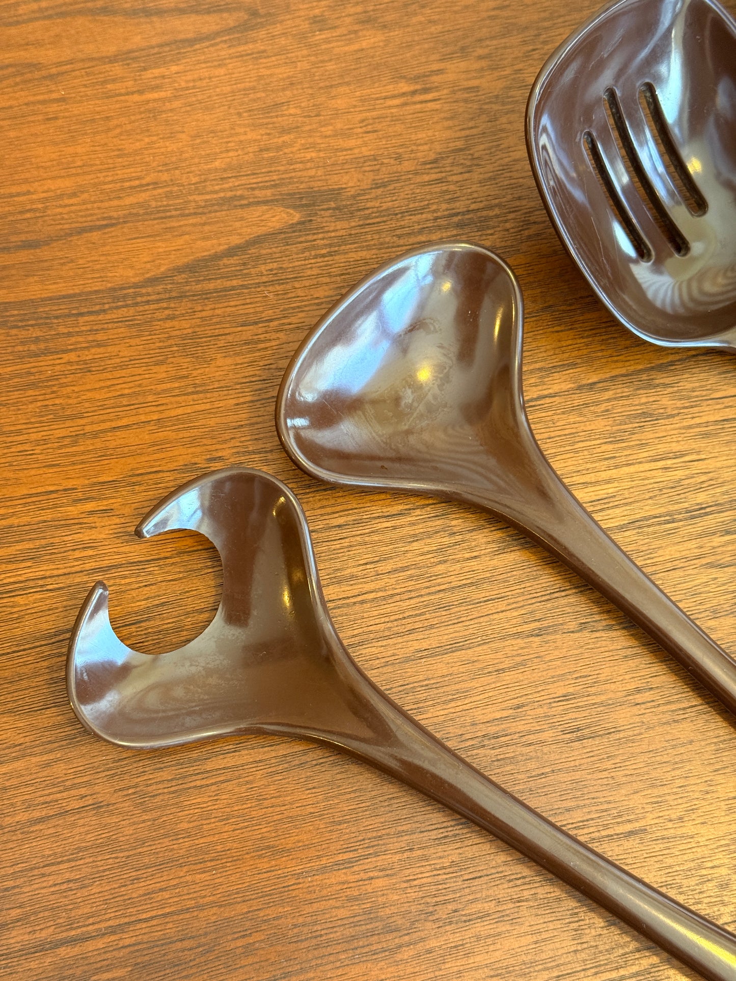 Set of 4 Vintage Melamine Utensils by Rosti,Denmark