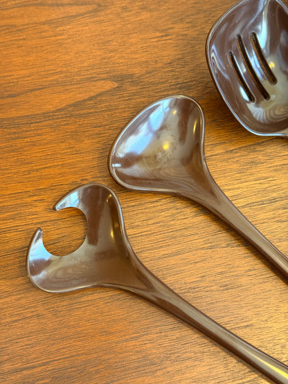 Set of 4 Vintage Melamine Utensils by Rosti,Denmark