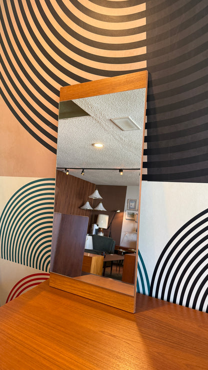 Vintage Teak Mirror