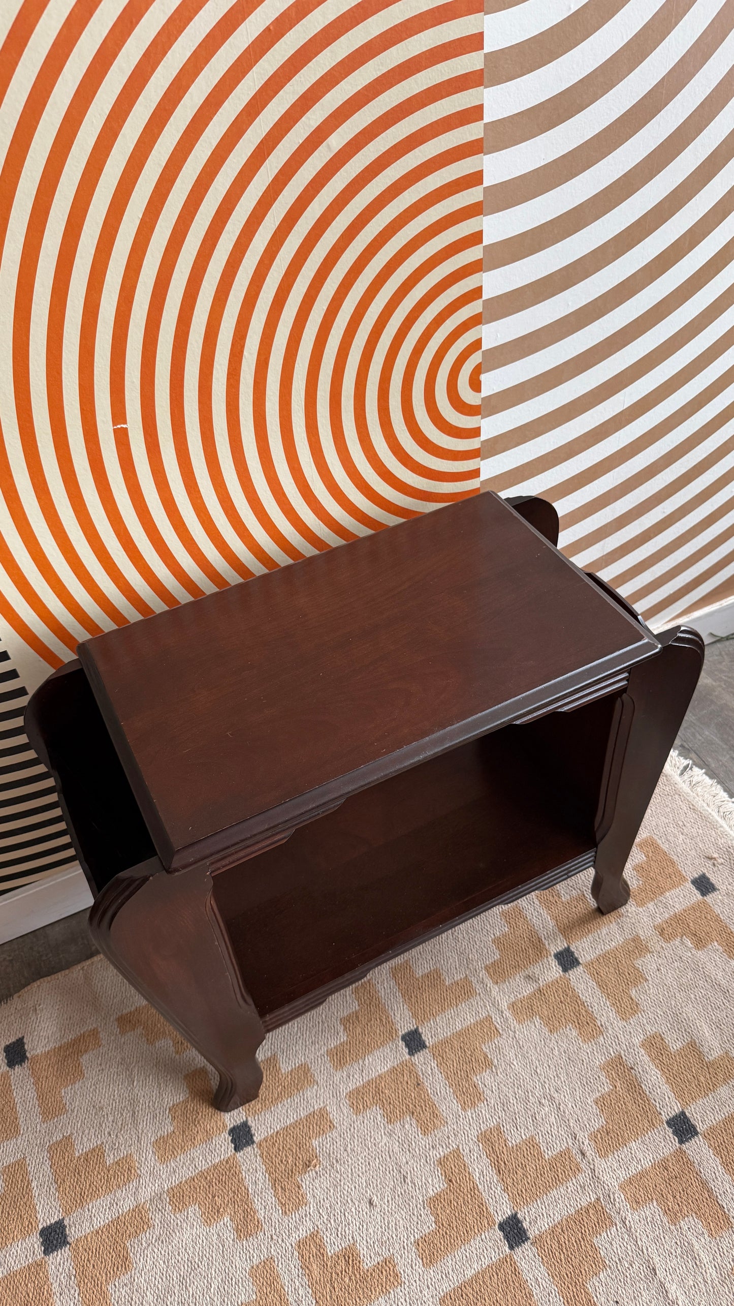 Vintage Wood Side Table