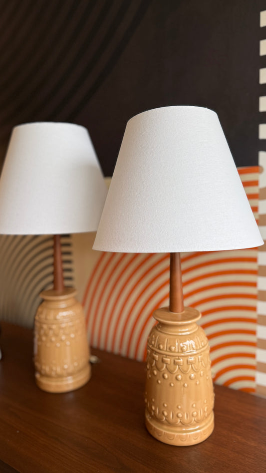 Pair of Vintage Ceramic Table Lamps
