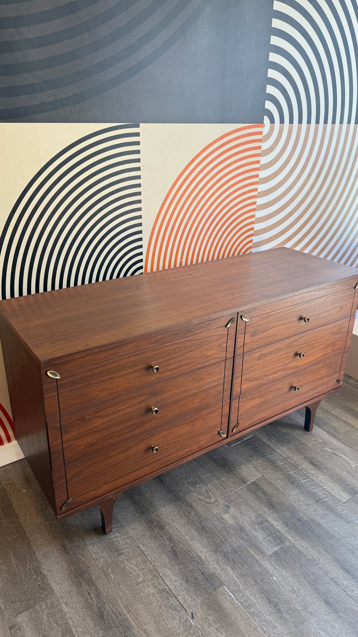 Vintage Walnut Dresser