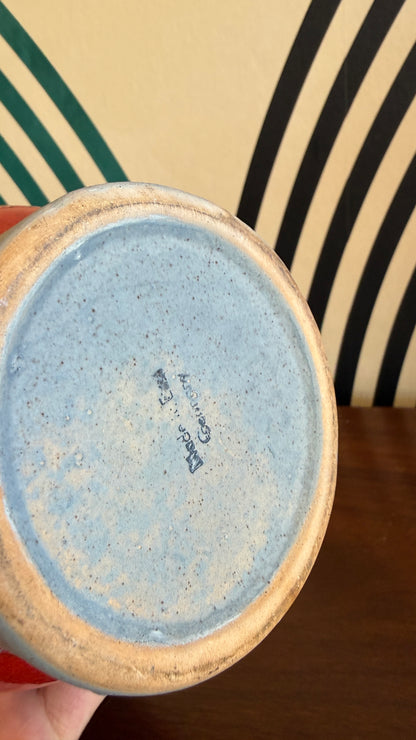 West German Pottery Fat Lava Pitcher