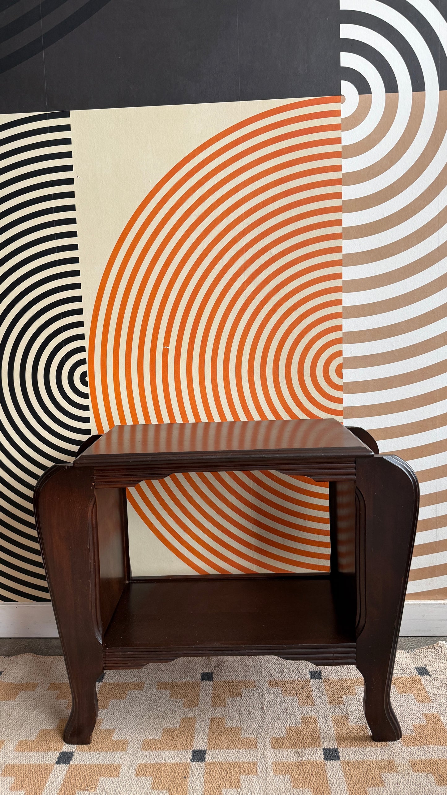 Vintage Wood Side Table