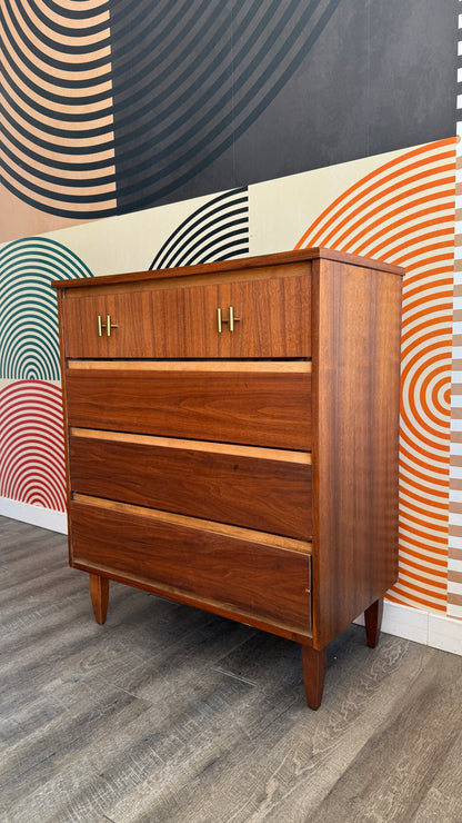 Vintage Walnut Tallboy