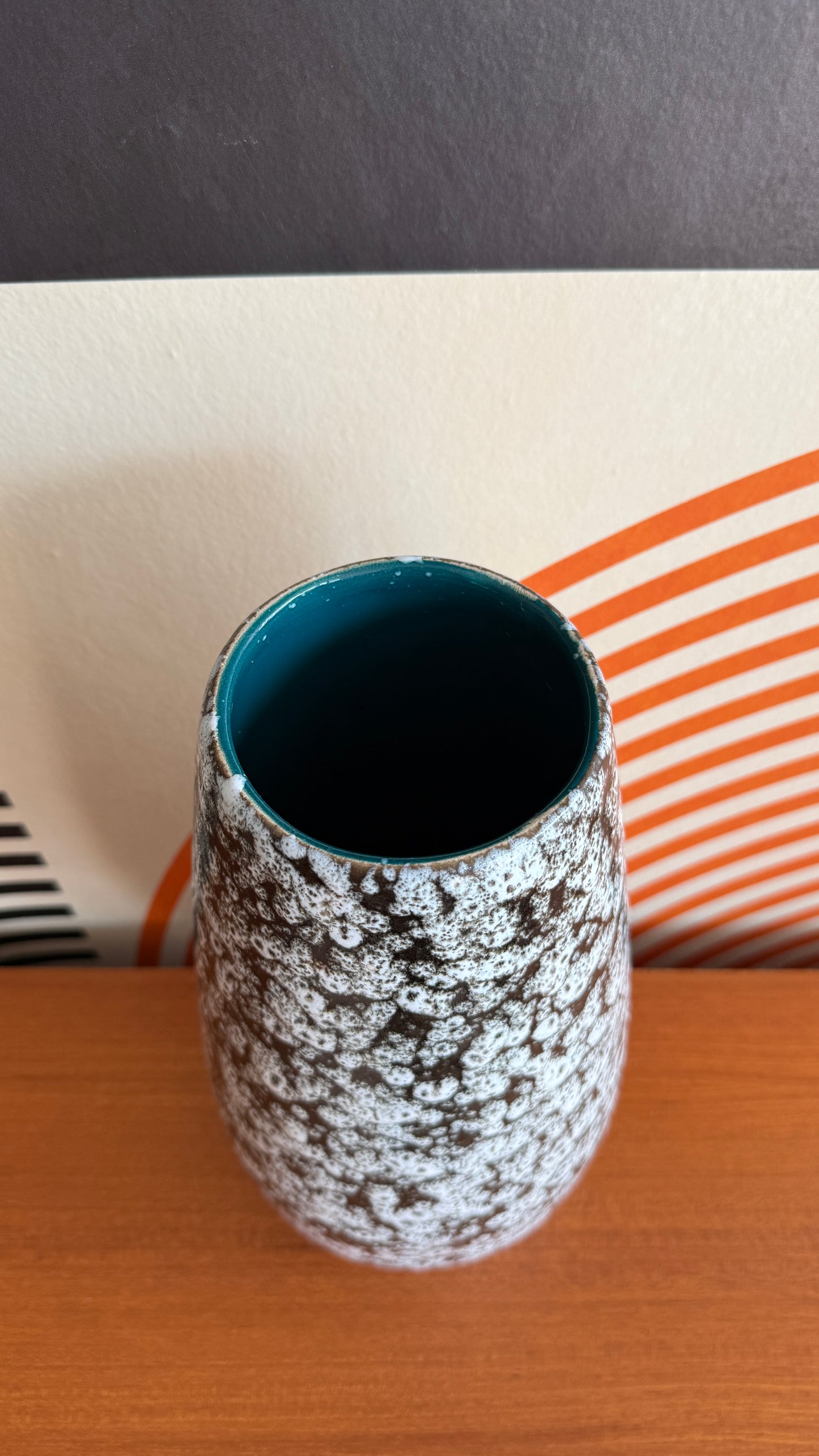 Vintage West German Pottery Large Floor Vase