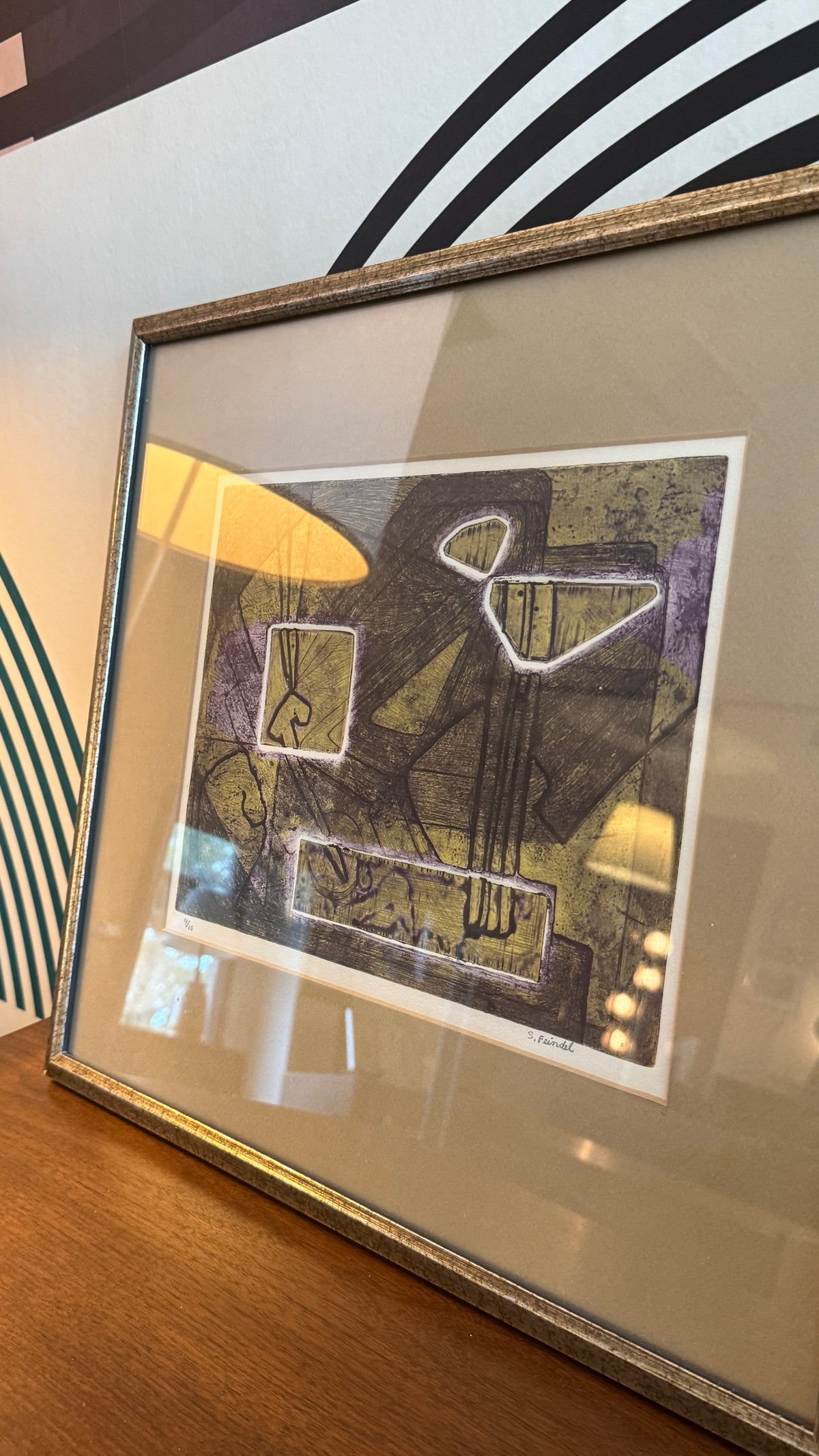 Signed Limited Edition Abstract Print — S. Feindel