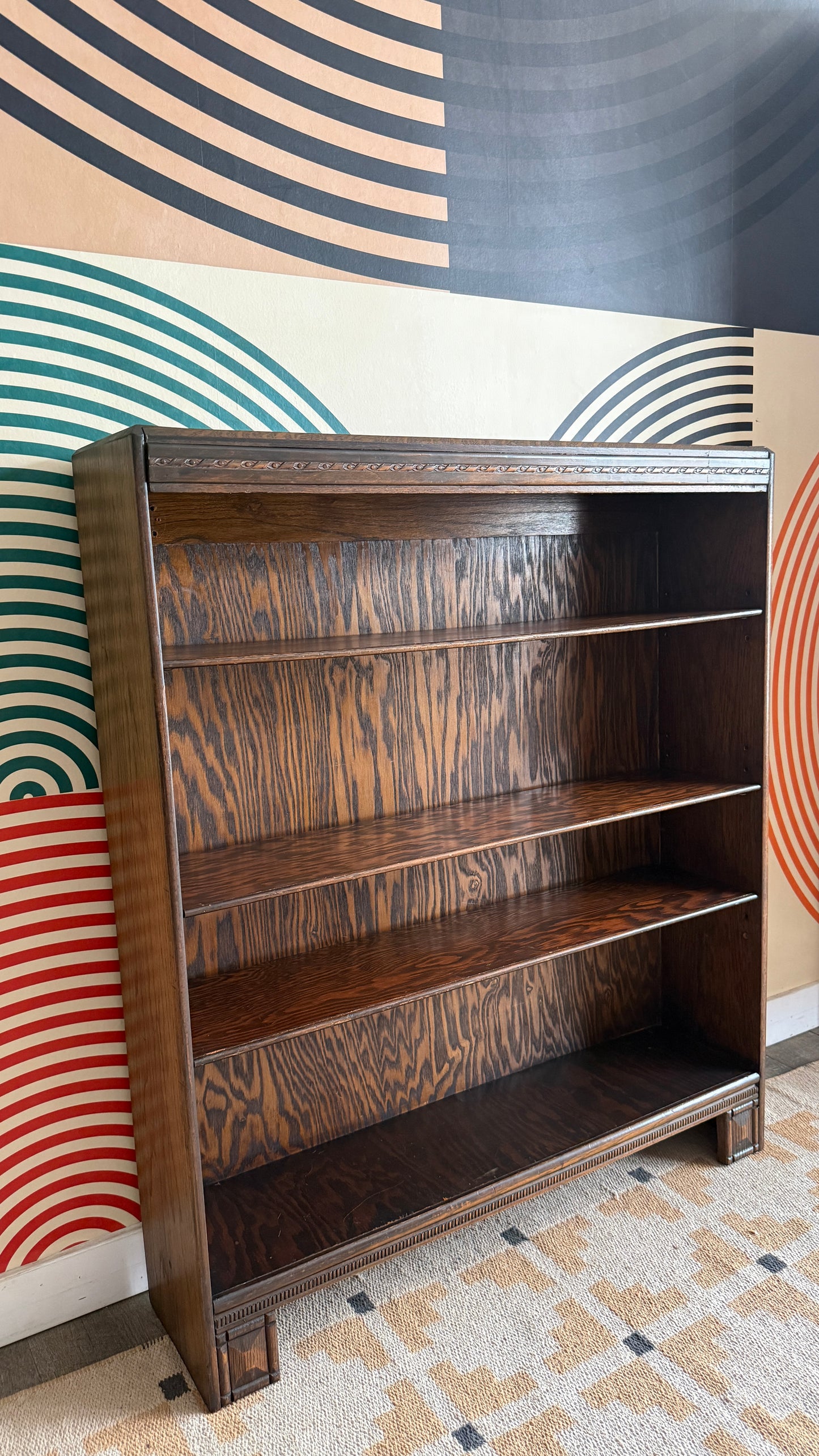Vintage Oak Bookcase