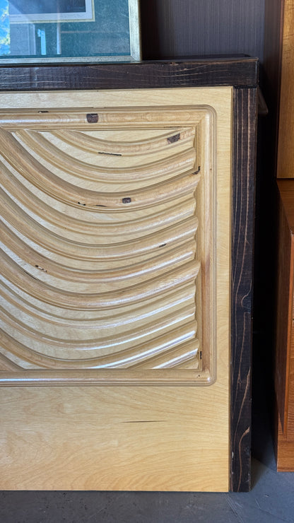 Wavy Wood Queen Headboard