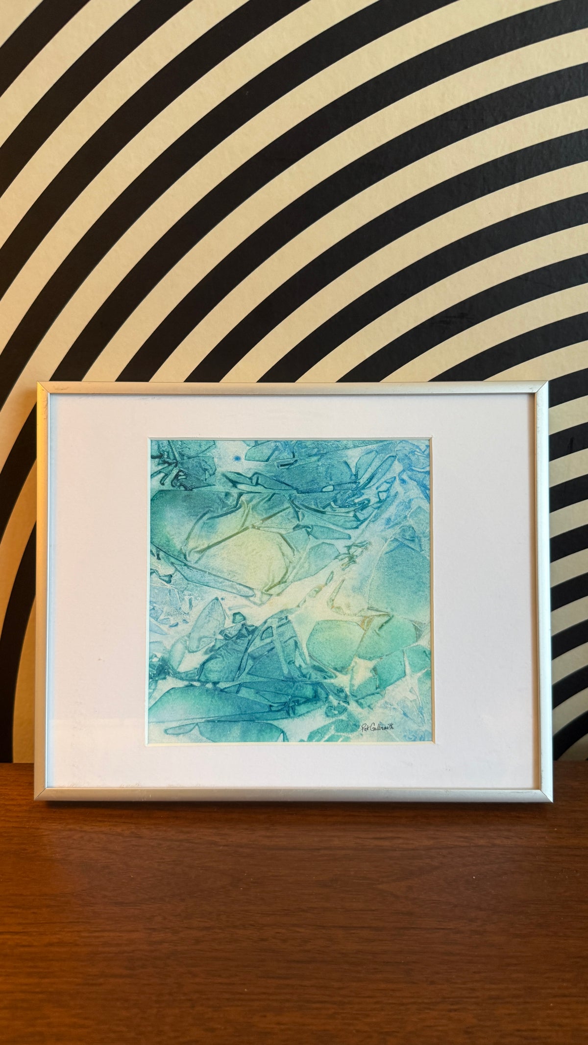 Framed Watercolour by Edmonton Artist Pat Galbraith