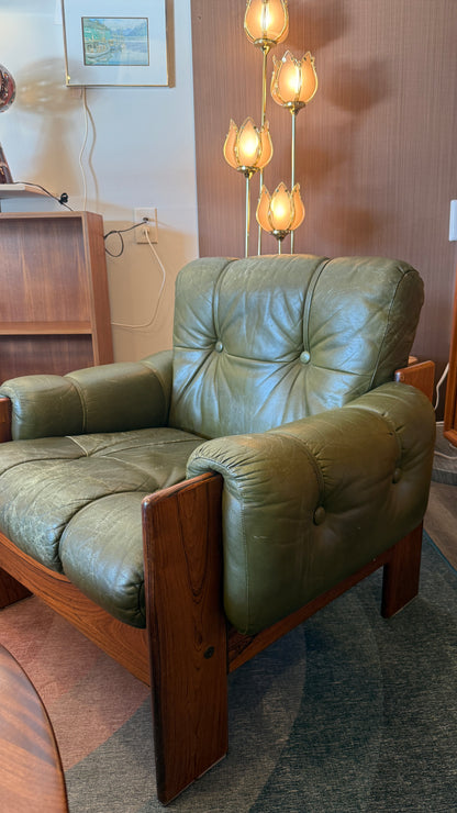 Vintage Kalustekiila Rosewood Lounge Chair, Made in Finland