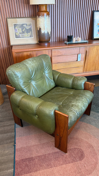 Vintage Kalustekiila Rosewood Lounge Chair, Made in Finland