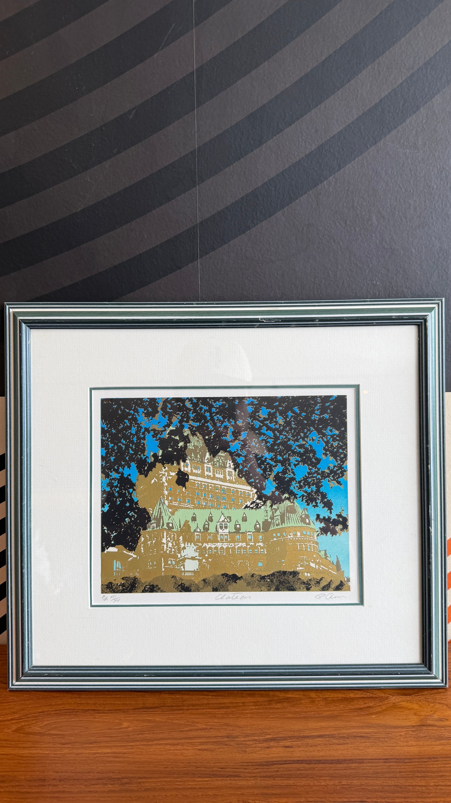 Château Frontenac Signed Print