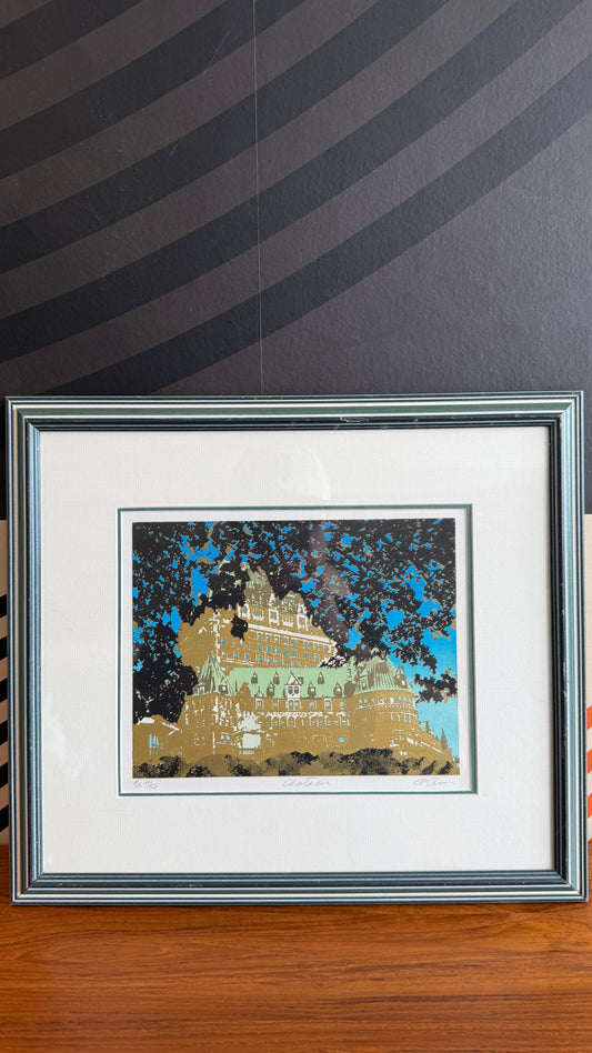 Château Frontenac Signed Print