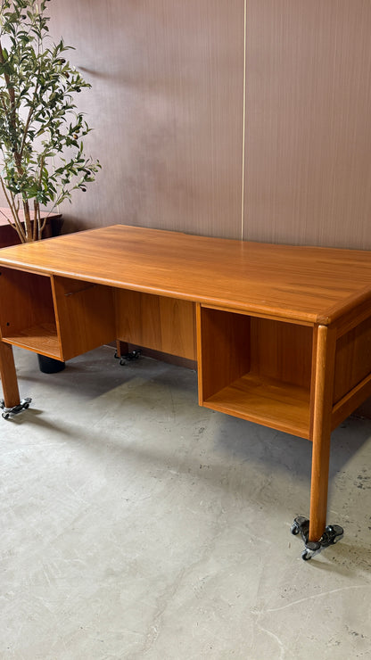 Vintage Teak Executive Desk
