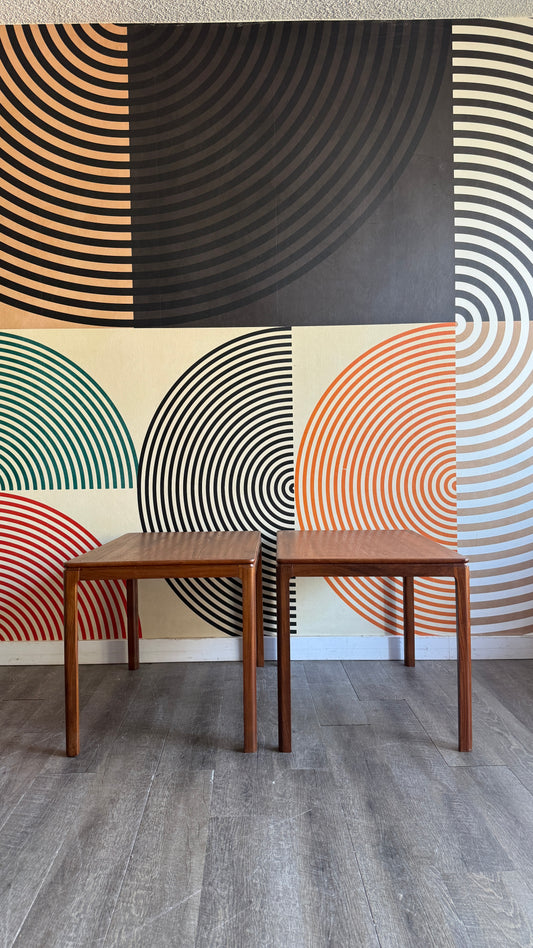 Pair of Teak Side Tables