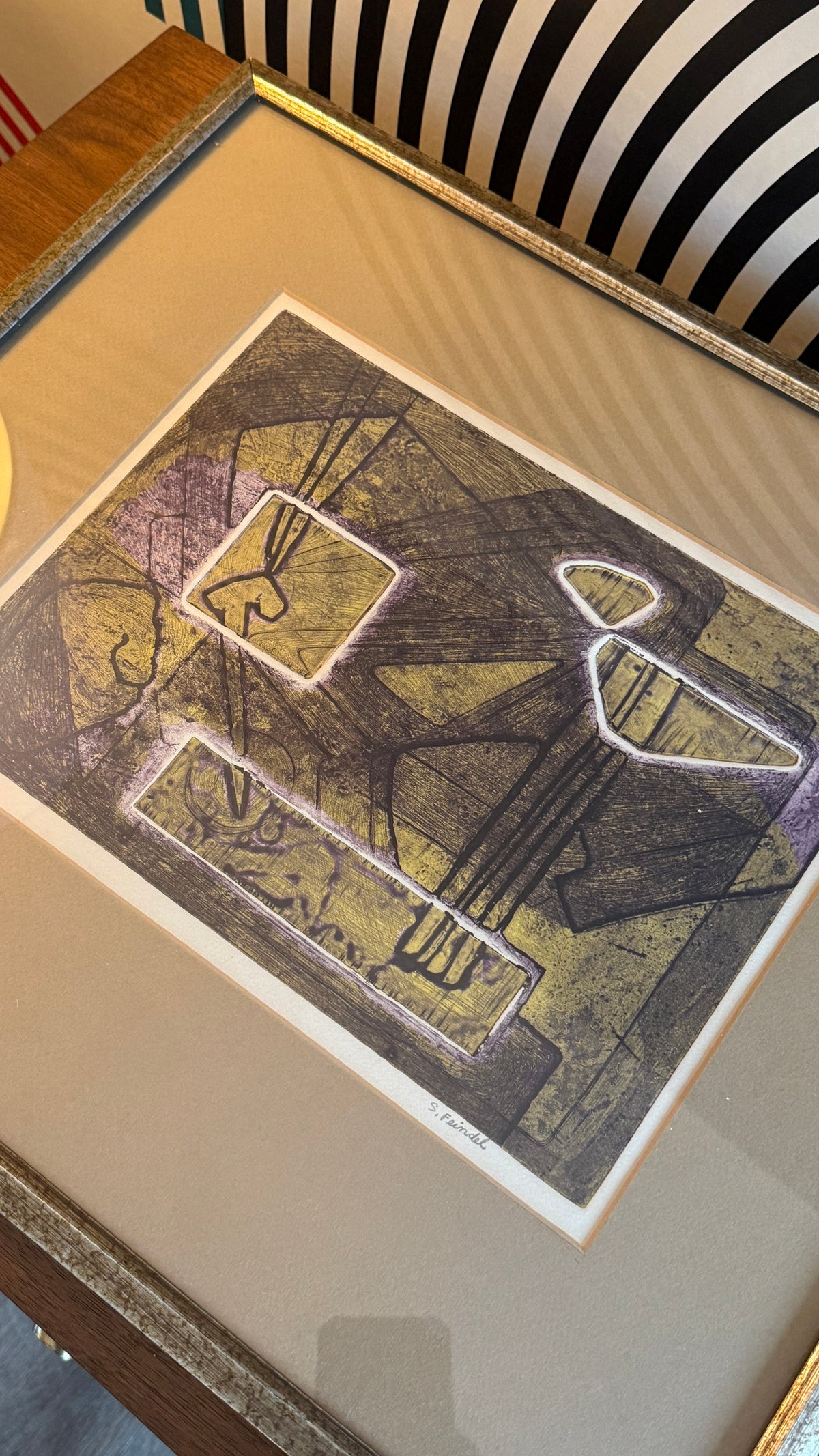 Signed Limited Edition Abstract Print — S. Feindel