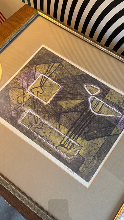 Signed Limited Edition Abstract Print — S. Feindel