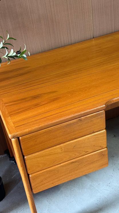 Vintage Teak Executive Desk