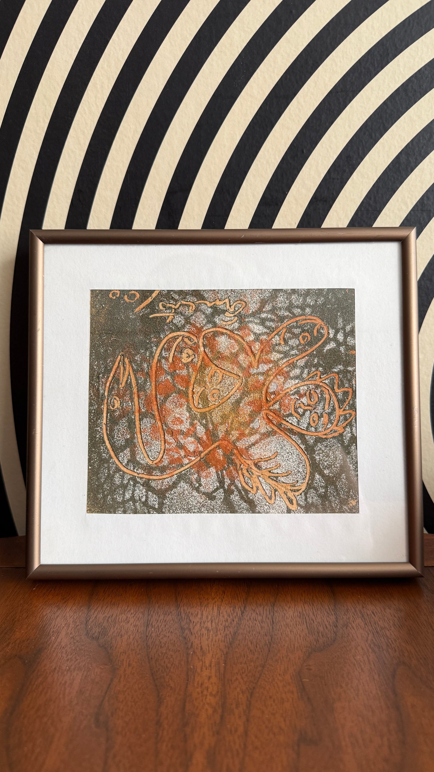 Abstract Figurative Vintage Print