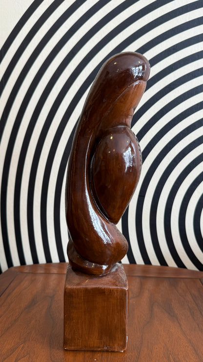 Vintage Mother & Daughter Ceramic Sculpture
