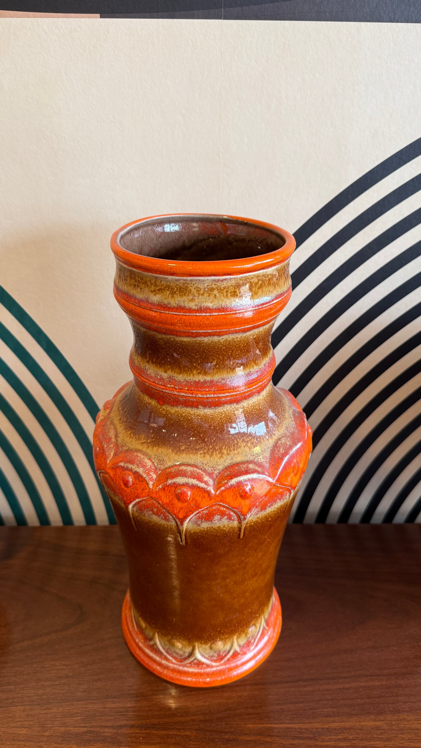 West German Pottery Vase