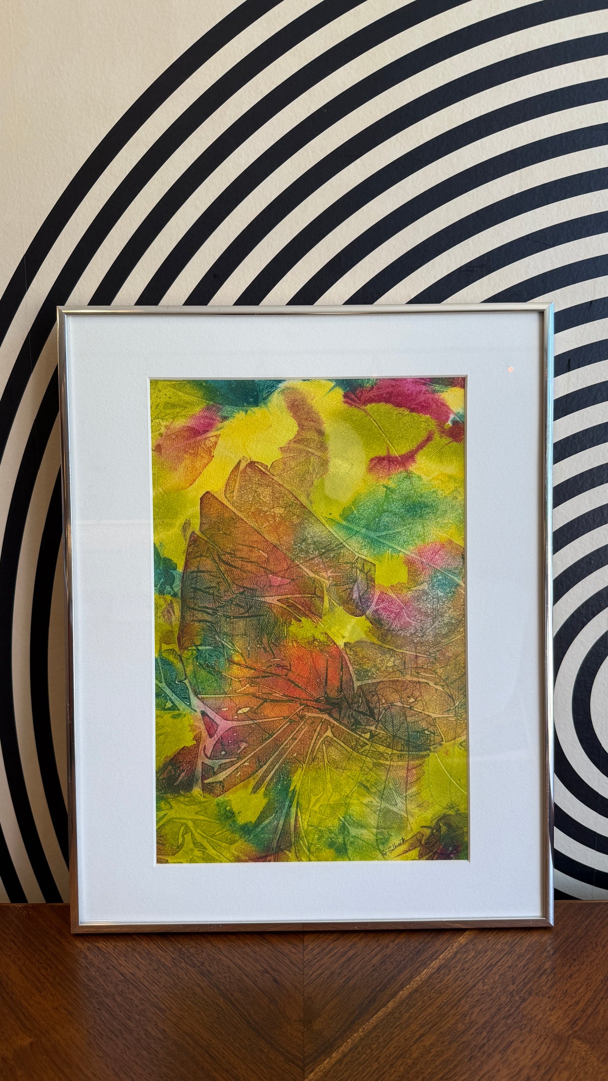 Framed Watercolour by Edmonton Artist Pat Galbraith