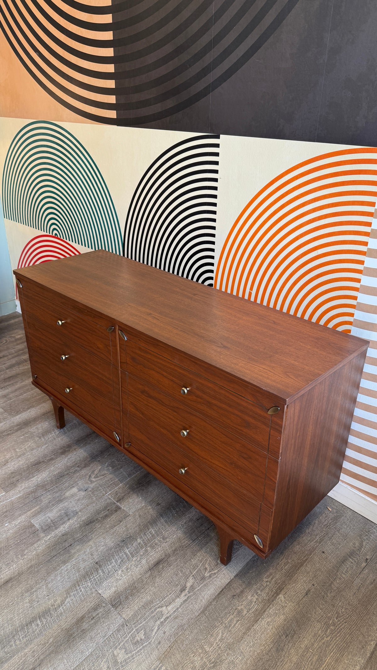 Vintage Walnut Dresser