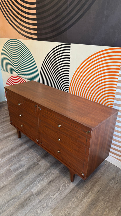 Vintage Walnut Dresser