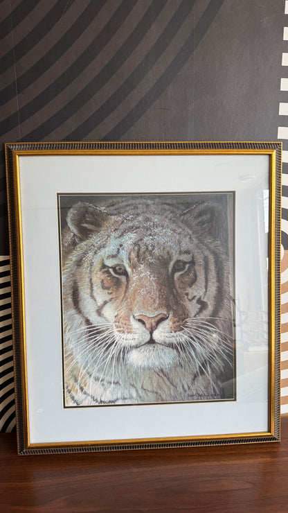 “Tiger Portrait” Wildlife Print by Robert Bateman (1998)