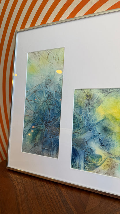 Framed Watercolour by Edmonton Artist Pat Galbraith