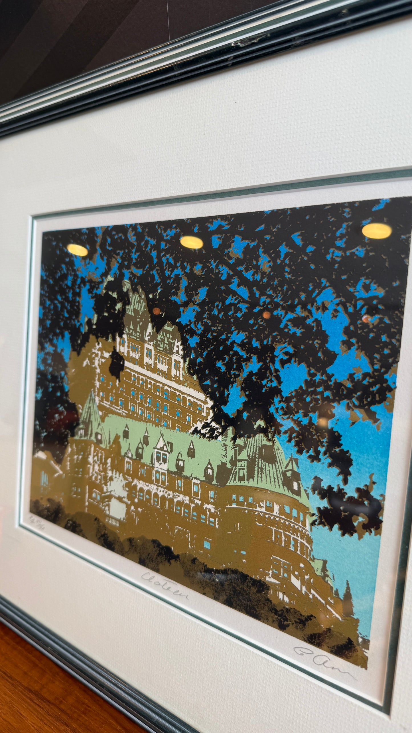 Château Frontenac Signed Print