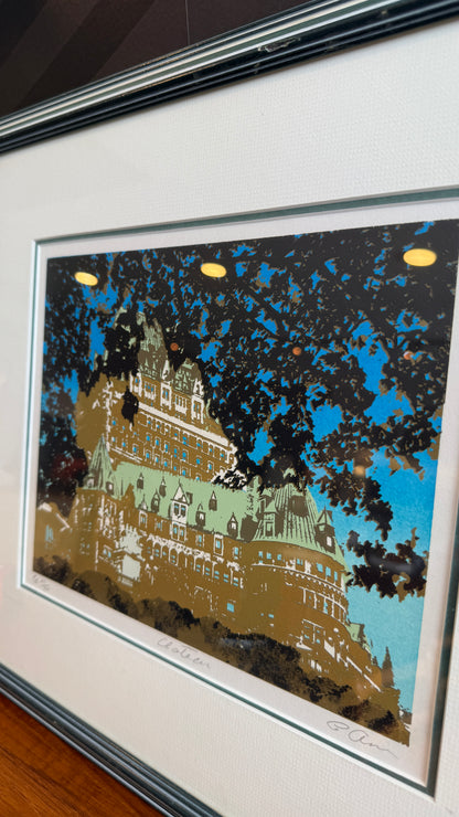Château Frontenac Signed Print