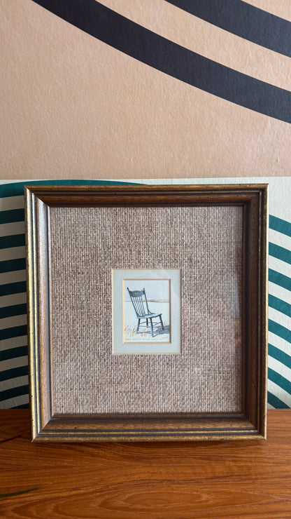 L. Gibbs Framed Chair Illustration