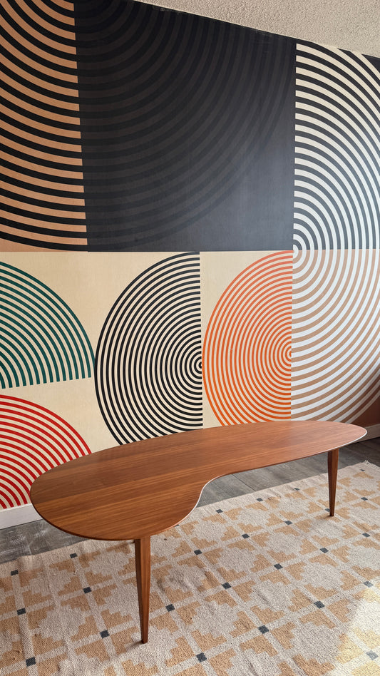 Solid Afromosia Teak Coffee Table