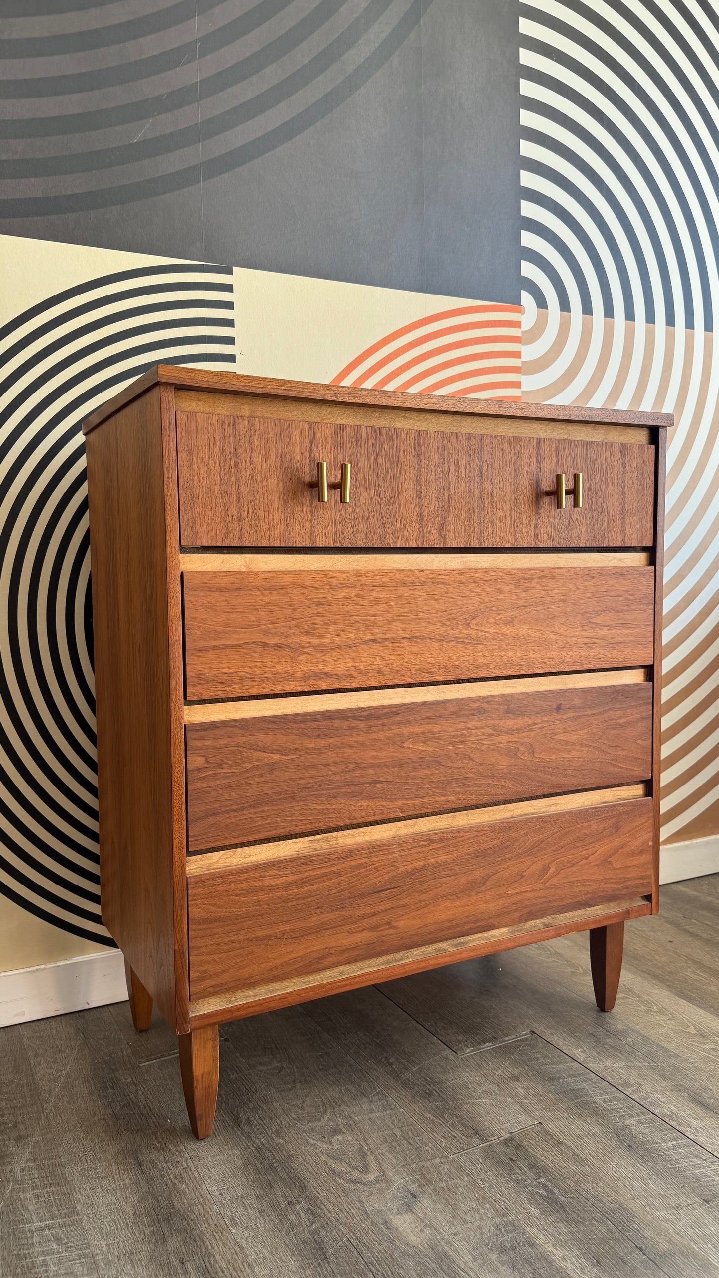 Vintage Walnut Tallboy