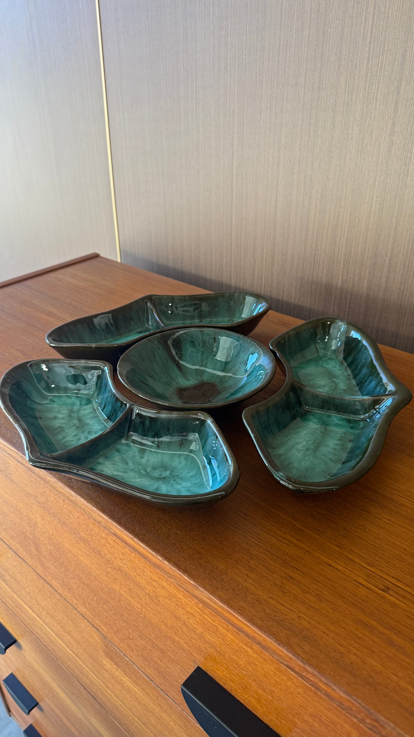 Royal Canadian Art Pottery Dip Plates