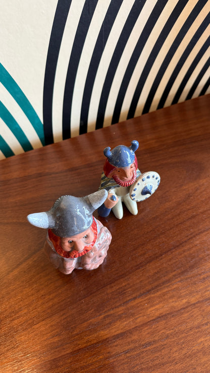 Rolf Berg Scandinavian Viking Figurine Pair