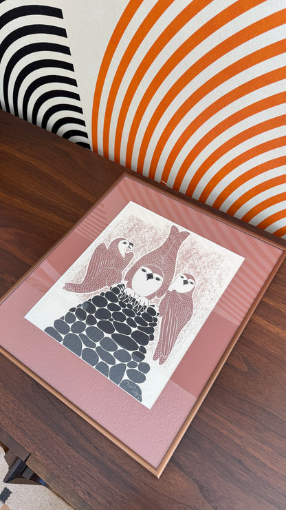 Inuit Art Print by Paulosie Sivuak (1930–1986)