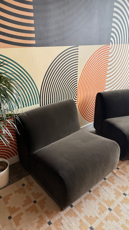 Sculptural 1970s Lounge Chair