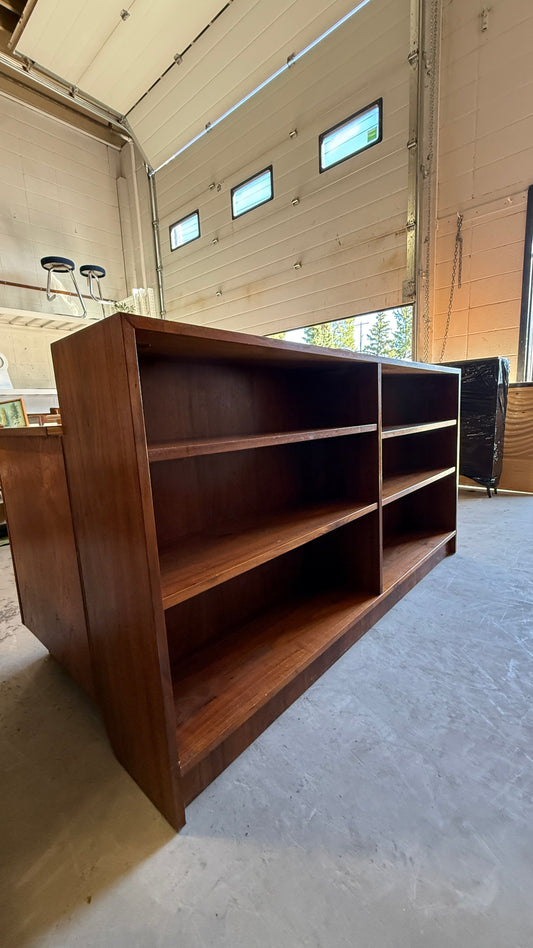 Vintage Walnut Bookcase