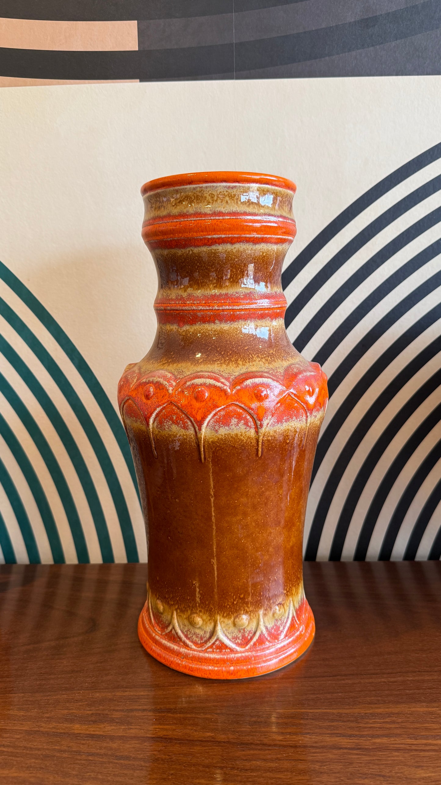 West German Pottery Vase